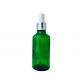 Duża butelka zielona z pipetą - 50 ml