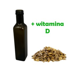 Olej dyniowy 250 ml z witaminą D